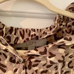 Ann Taylor animal print dress size 10